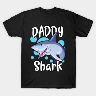 Daddy Shark funny Fathers Gift T-Shirt